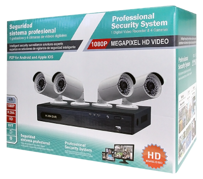 CLEAR ED5008K-4 | 8CH 1080P Lite High Definition DVR Kit