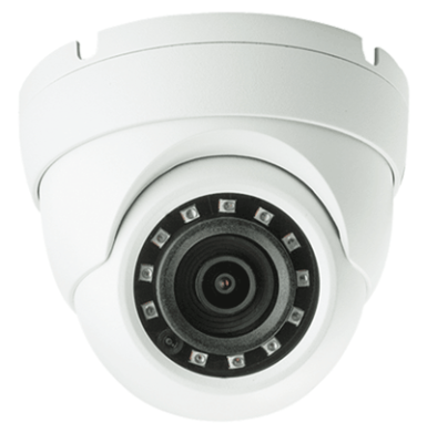 4 Megapixel IP Eyeball Dome Camera 2.8mm Lens  IP67 98ft. Night Vision (WECB3V341M-IR/28) (Ninja) (White)