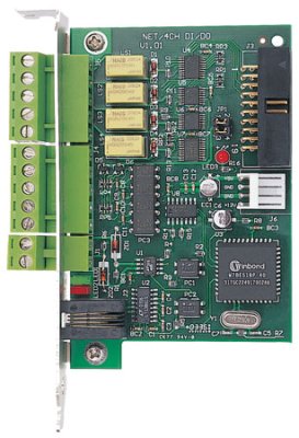 GV-NET I/O V3 - 4 Alarm Inputs & 4 Relay Outputs plus RS485 to RS232 Converter w/ USB Support