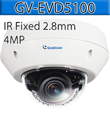 8 Ch 4K GeoVision H.265 DVR with 8 PoE Dome Cameras (2-Way Audio & Panoramic PTZ Options Availabl...