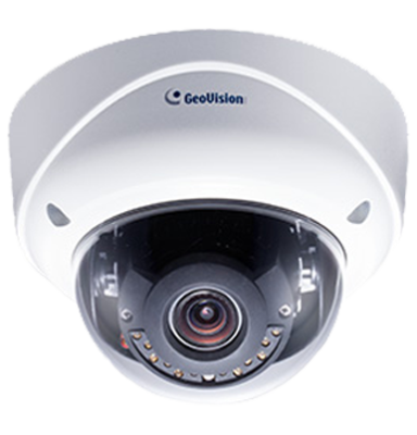 8 Ch 4K GeoVision H.265 DVR with 8 PoE Dome Cameras (VD5700)