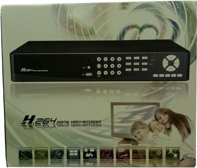 H.264 Complete 8 Camera Video Security Camera System - iPhone, Android, Blackberry, Google Phone,...