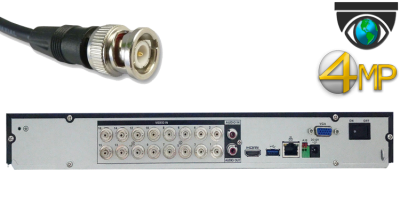 16 Channel 4MP 1U Digital Video Recorder