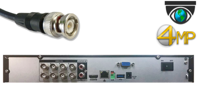 8 Channel 4MP 1U Digital Video Recorder