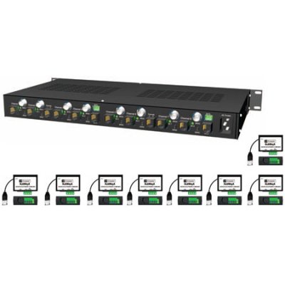 HUBWAY83S Altronix Passive UTP Transceiver Hub with Integral Camera Power w/8 HubWayD Video Balun...