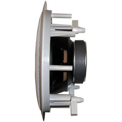 IWS-650CX MG Electronics 6 1/2" Round In Wall Architectural Speaker System with Titanium Swivel T...