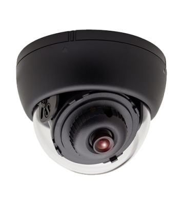 4 Channel XVR with 4 750TVL Indoor Dome Cameras (Black Edition)