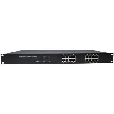 PoE 16 Port Gigabit Switch - 250W