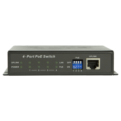 PoE 4 Port + 1 Uplink Switch - 65W