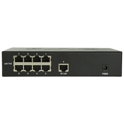 PoE 8 Port + 1 Uplink Switch - 120W