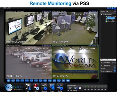 4 Dome Security Camera DVR System IMAX-VDM600-4CH-KIT