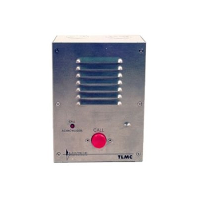 TLMC-12VF Louroe Electronics Push Button Activated Remote Call Station w/ Speaker & Mic Flush Mount