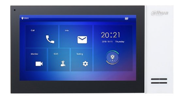 Dahua Intercom with 7" Touch Screen Indoor Station White