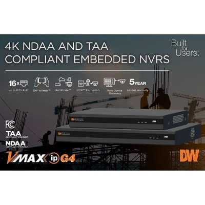 Digital Watchdog DW-VG41612T16P VMAX IP G4 16-Channel PoE NVR, 12TB