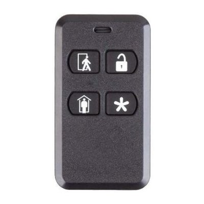 2GIG KEY2e-345 eSeries Encrypted 4-Button Key fob Remote with Year Lithium Battery, Compatible wi...