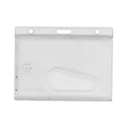 010654 Frosted Horizontal Rigid Plastic Card Dispenser (Pack of 100)