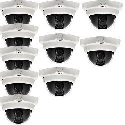 0268-024 Includes 10 AXIS 216FD-V Fixed Dome Network Cameras. Cannot be sold separately. Power su...