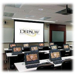 101060QL Draper Premier Motorized Front Projection Screen (52 x 92"), with Quiet Motor & Low Volt...