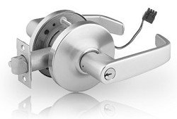 10G71-24V-LL-RHR-26D Sargent Line Electro-Mechanical Cylindrical Lever Lock (Standard Cylinder)
