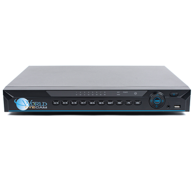 16 Channel 16PoE 2 SATA HDD Up to 5MP Resolution Network Video Recorder