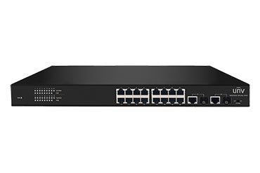 NSW2000-16T2GC-POE Uniview - UNV - 16-Port PoE Switch 30W/per port 250M (928 ft) PoE Length Jumboframe