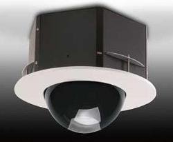 21898 Indoor recessed ceiling housing with smoked glass for the AXIS 213 AXIS 214 AXIS 215 AXIS 2...