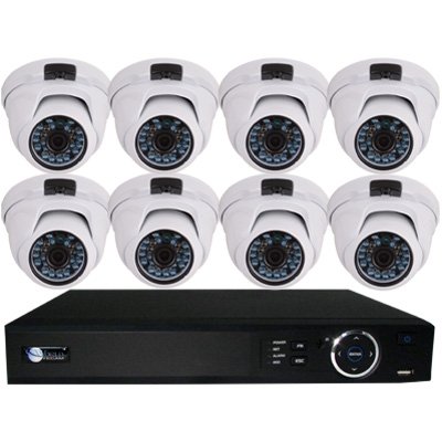 8 HD 720p Vandal Dome Cameras DVR Kit for Business Professional Grade