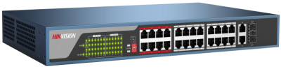DS-3E0326P-E Hikvision L2 Unmanaged 24 100M PoE port 2 1000M combo port 802.3af/at PoE power budg...