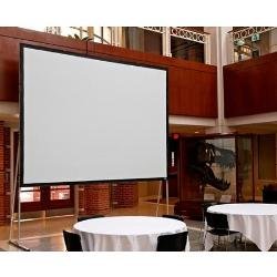 241079 Draper Ultimate Folding Screen Portable Projection Screen 56.5" x 102.5", CineFlex CH1200V