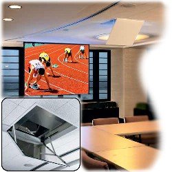300027 Draper Revelation A Ceiling Projector Mount with Environmental Airspace Housing 