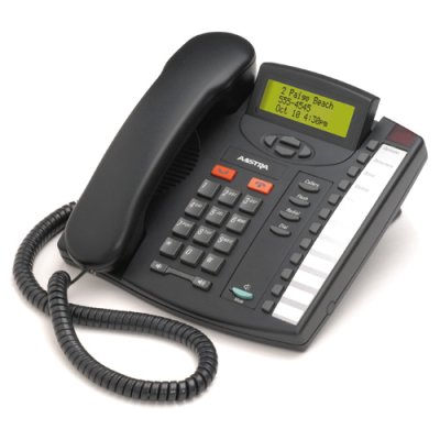 Single Line Analog Phone - Gray With Redial, Hold, Message Waiting And 6 Memory Keys