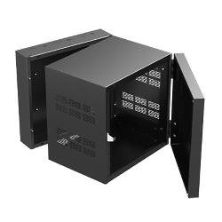 310-15 Atlas Sound 19" Wide Opening Stand-Alone Wall Cabinet with Adjustable Rails, 15"D Center S...