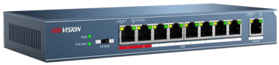  DS-3E0109P-E Hikvision L2 Unmanaged 8 100M PoE port 1 100M uplink port 802.3af/at PoE power budg...