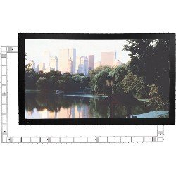 383319 Draper Stage Screen Portable Projection Screen (Frame and Screen ONLY, Silver Frame, 67.5 ...