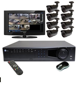 8 HD 1080p IR Bullet HD-SDI DVR Kit for Business Commercial Grade