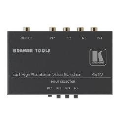 4X1V 4x1 Composite Video Mechanical Switcher