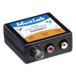 500001 MuxLab Stereo Audio-Video Balun