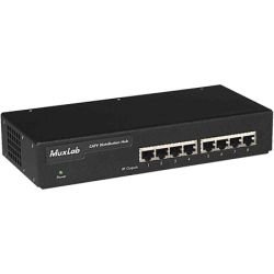 500301 MuxLab CATV Distribution Hub 8 Ports - 220-240V