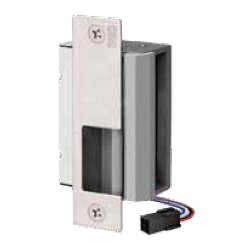 55-CD SDC Electric strike body, 12/24VDC, C Faceplates Non Handed, Dull Brass Finish