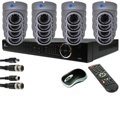 16 Dome IR 960H DVR Kit for Business Commercial Grade