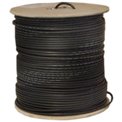 RG6 Siamese Standard Shield Direct Burial,18AWG Solid CCS Conductor with 18AWG