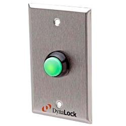 6171-BBX Dynalock Weatherproof Pushbutton With Weatherproof Back Box, Blank Faceplate