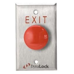 6211 Dynalock Pushbuttons, Palm Switch, Marked “EXIT”, A-A, SPDT