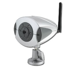 6520 COLOR WIRLESS IP CAM W/BLT IN IR