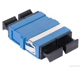 TeraSPEED SC Duplex Flangeless Adapter, Blue, Single Pack