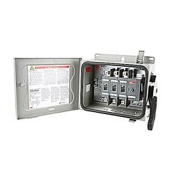 Enclosed heavy duty non-fusible 3-pole safety switch, 30 AMP, NEMA 3R, steel sheet enclosed