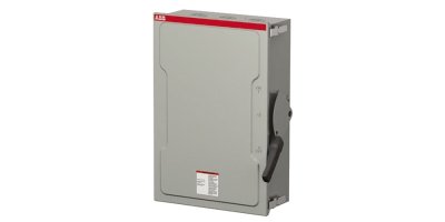 Enclosed heavy duty non-fusible 3-pole safety switch, 200 AMP, NEMA 1, steel sheet enclosed