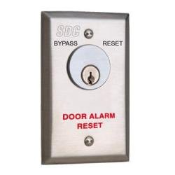708R6 SDC "DOOR ALARM RESET" & "BYPASS" Key Switch, 1-MO SPDT, 1-AA SPDT, 6 Amp