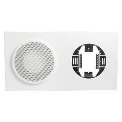 830-812A Atlas Sound Baffle for 8" Speaker and 12" Analog Clock