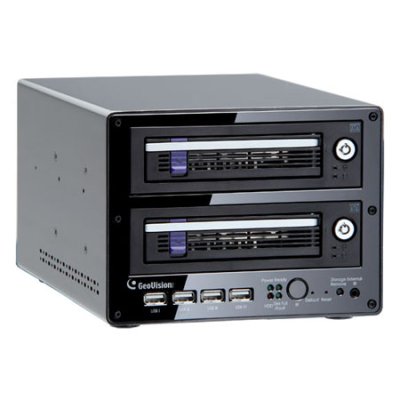 Geovision, 84-LX8D2-100U, GV-LX8CD2 8 Channel 2 HDD Bays Compact DVR 30FPS @ D1